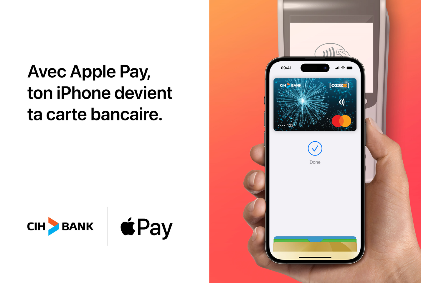 CIH BANK : lancement du service Apple Pay sur iPhone et Apple Watch